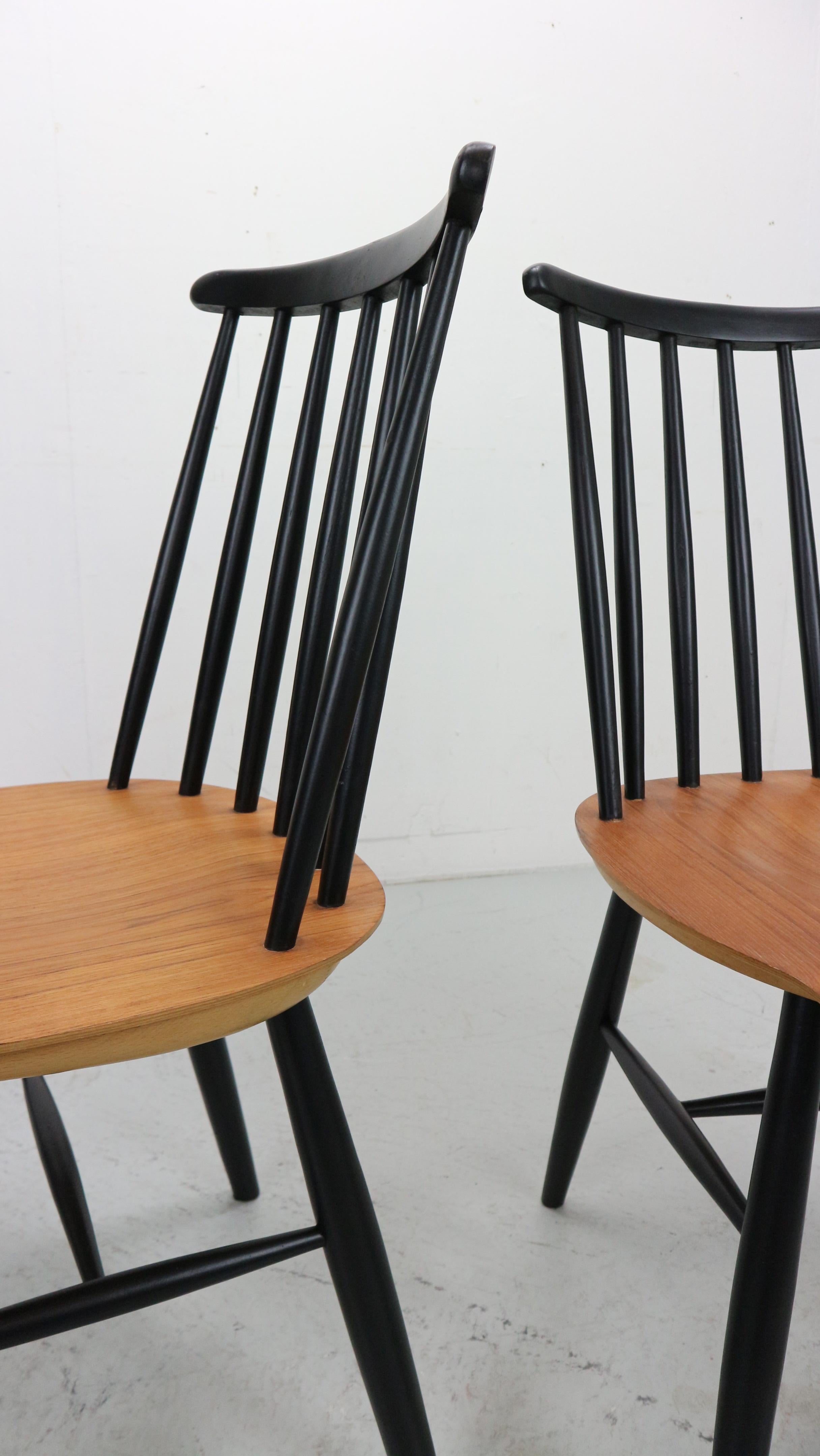 Fanett Dining Chairs by Ilmari Tapiovaara, Set of 2 1