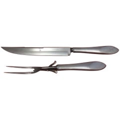 Faneuil von Tiffany & Co. 2-teiliges Sterlingsilber-Bratenschnitzerei-Set