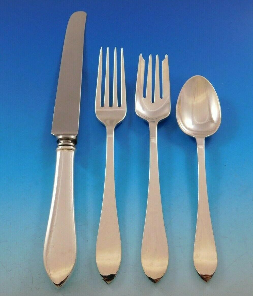 20th Century Faneuil by Tiffany & Co. Sterling Silver Flatware Set 12 Service 247 Pcs Dinner