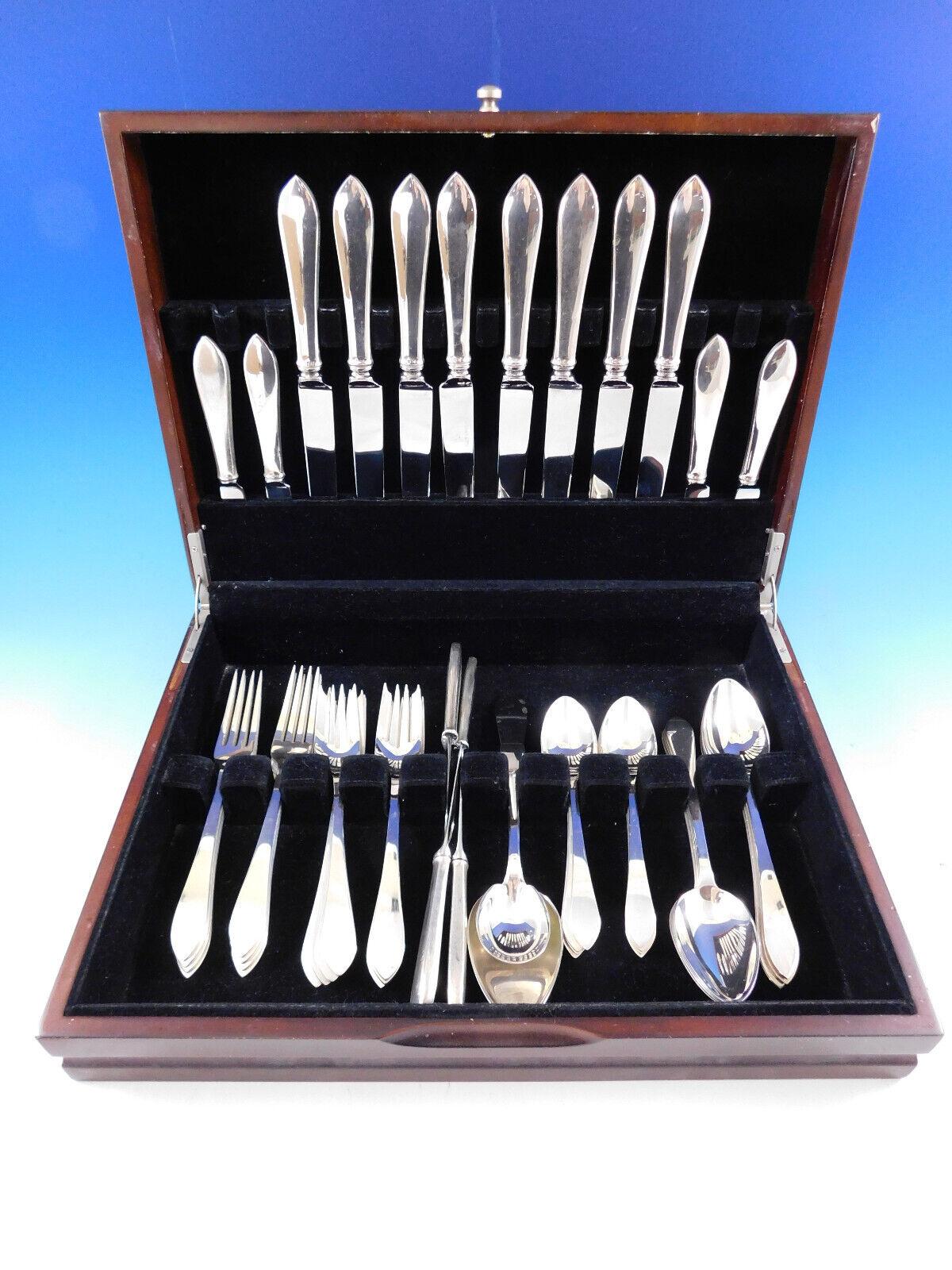 Faneuil by Tiffany & Co. Sterling Silver Flatware Set for 8 Service 50 Pieces 2