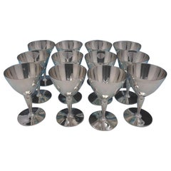 Faneuil by Tiffany Sterling Silver after Dinner Wine Glass Set 12 Piece #18885