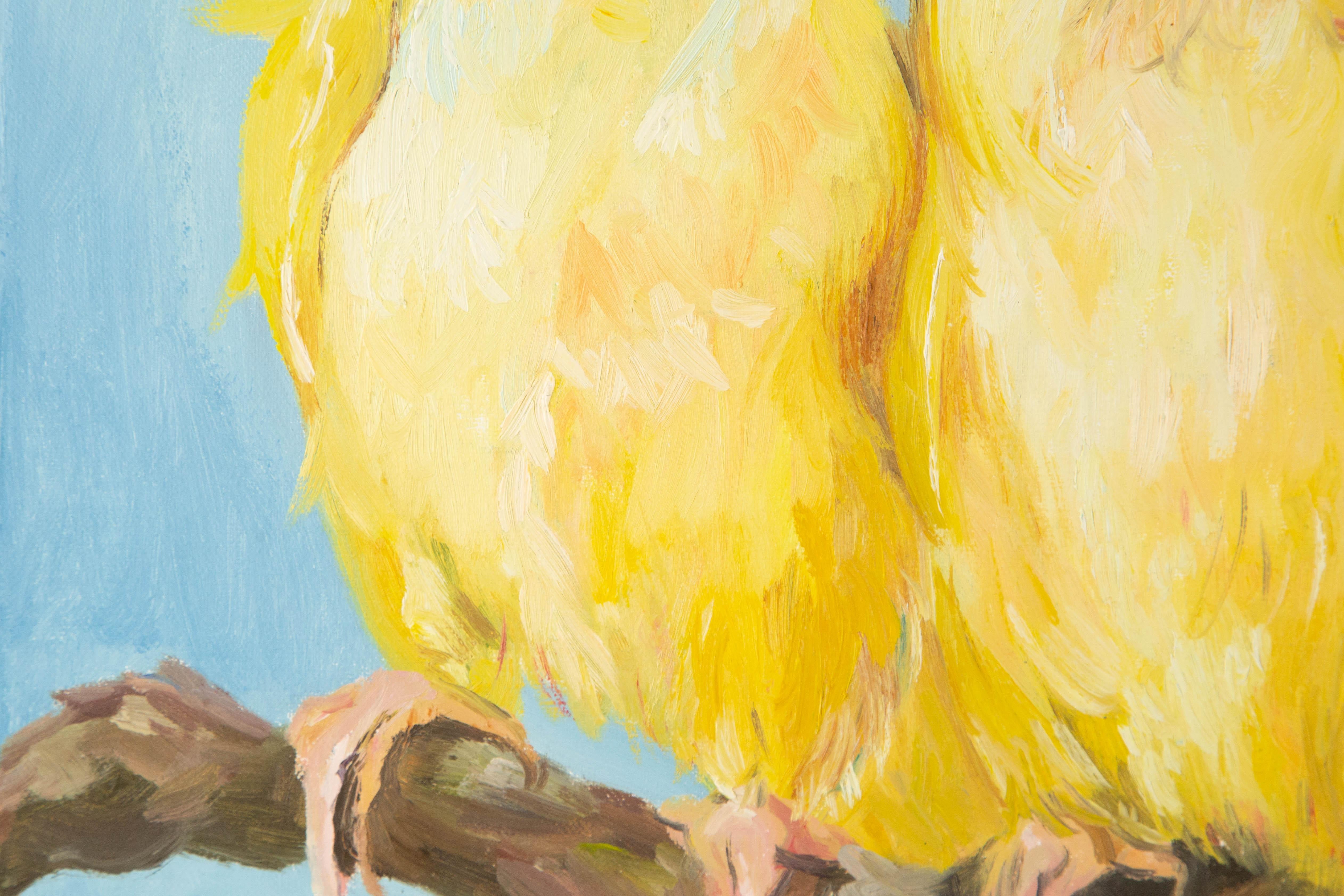 Kun Fang Animal Óleo original sobre lienzo 