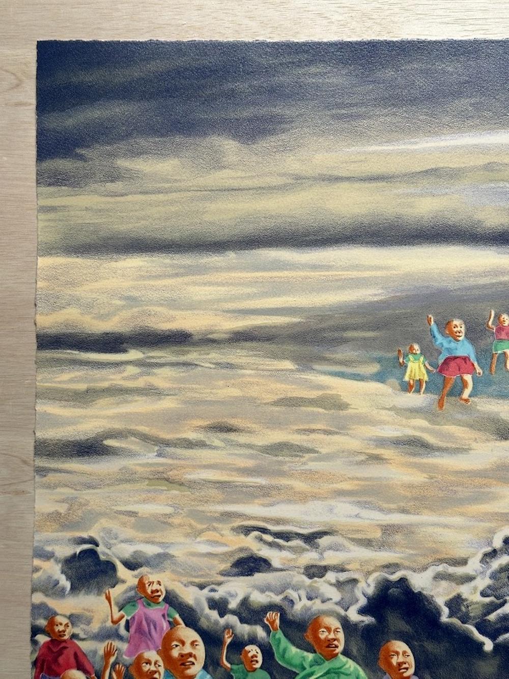 Le nuage (2006) Édition limitée de Fang Lijun signée à la main par l'artiste en vente 5