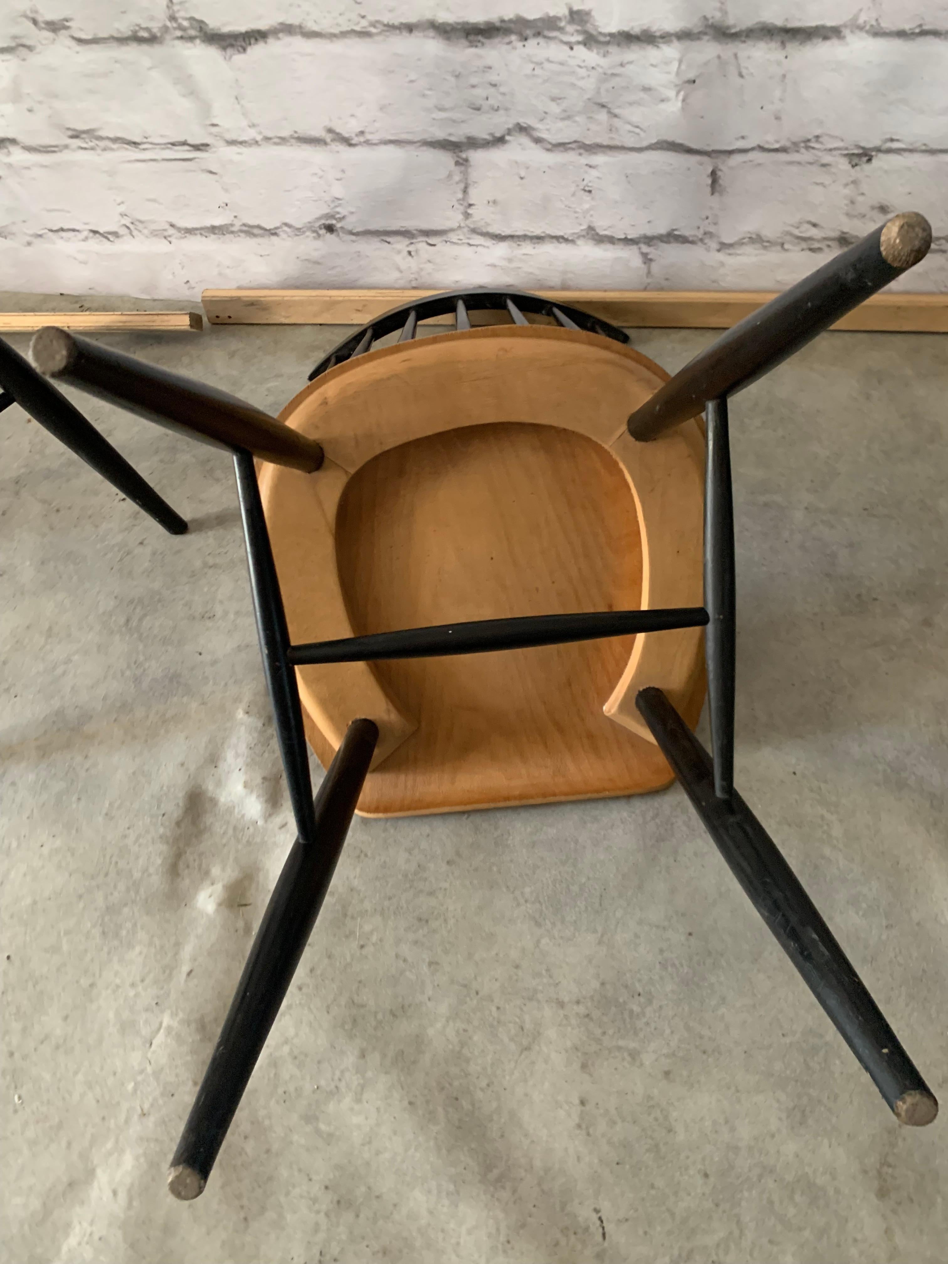 Fannett Dining Chairs By Ilmari Tapiovaara, Set Of 2 For Sale 3