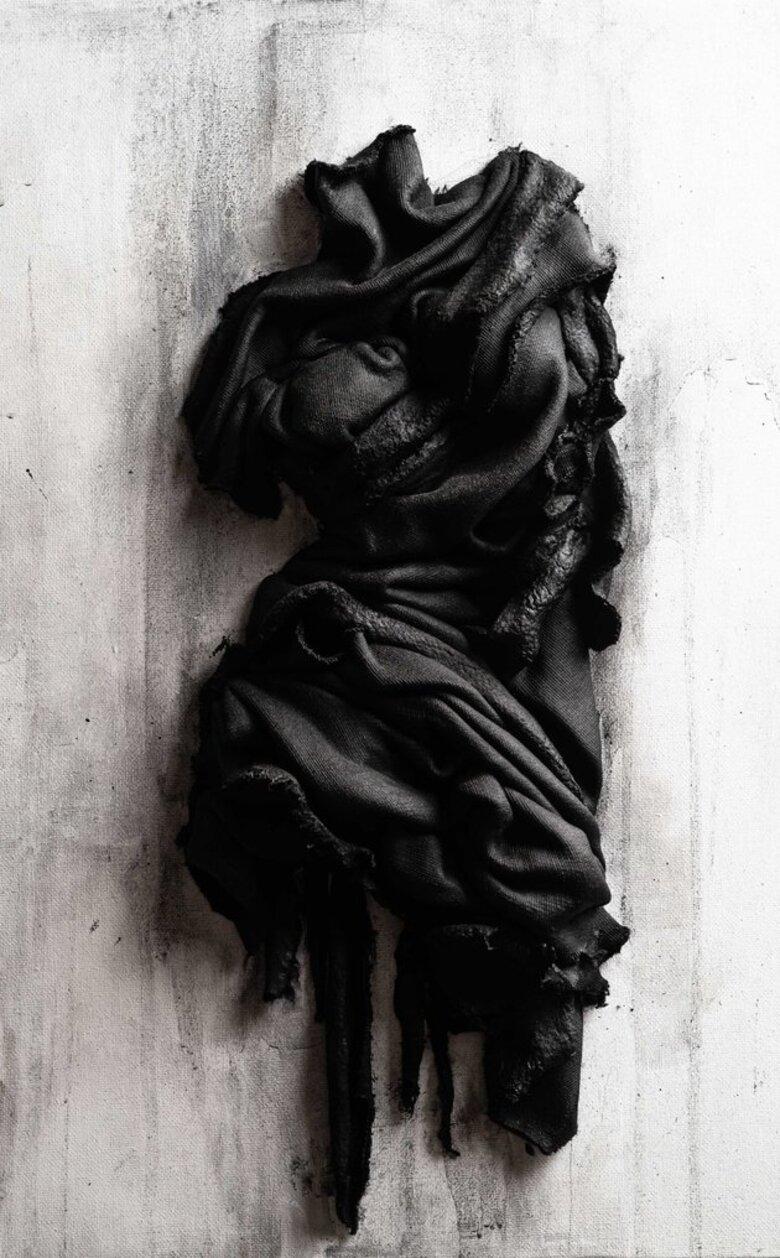 Vénus noire - Mixed Media Art de Fanni Kopacsi