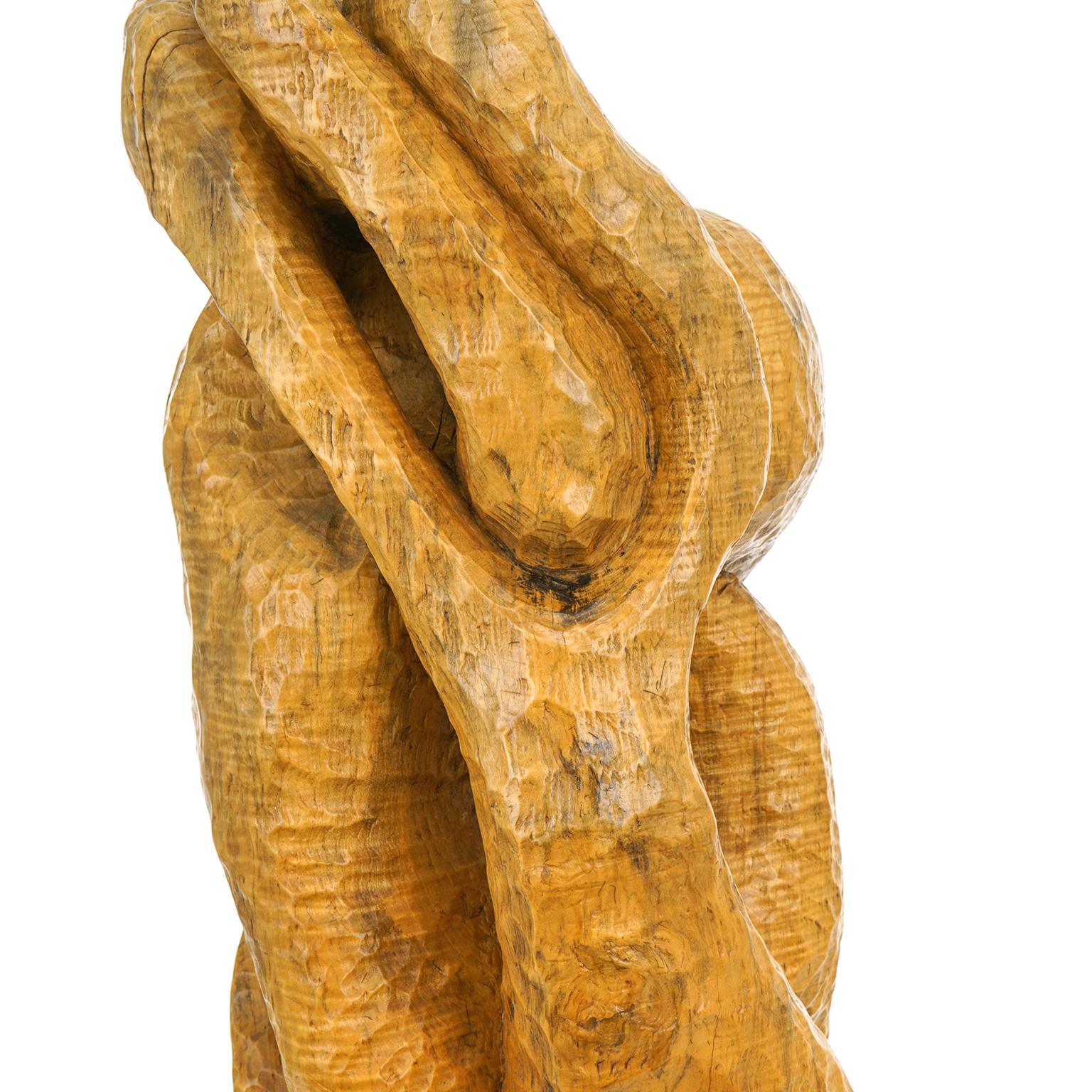 Fannie Lager Modernist Wood Sculpture 3