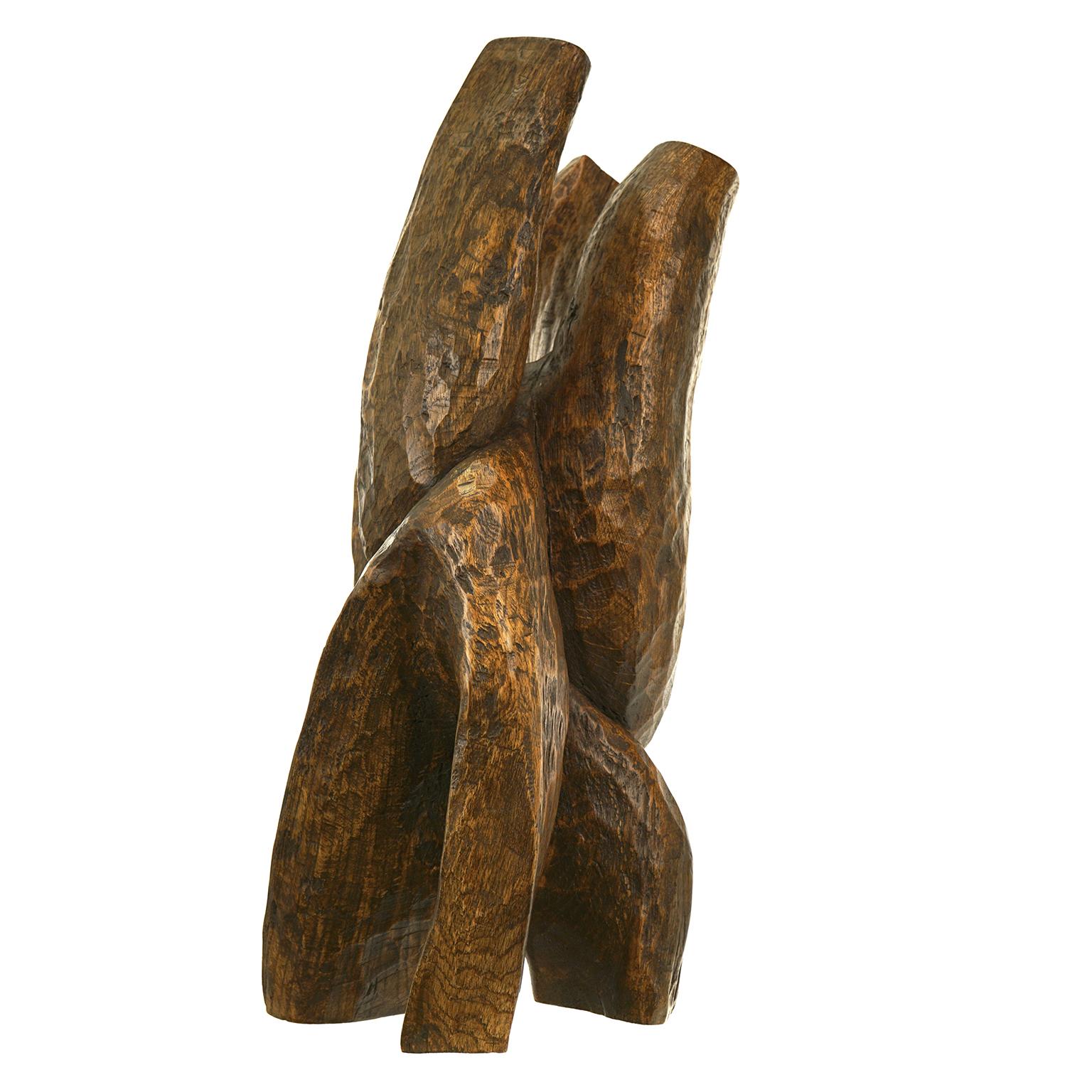 Fannie Lager Modernist Wood Sculpture 2
