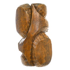 Fannie Lager Modernist Wood Sculpture