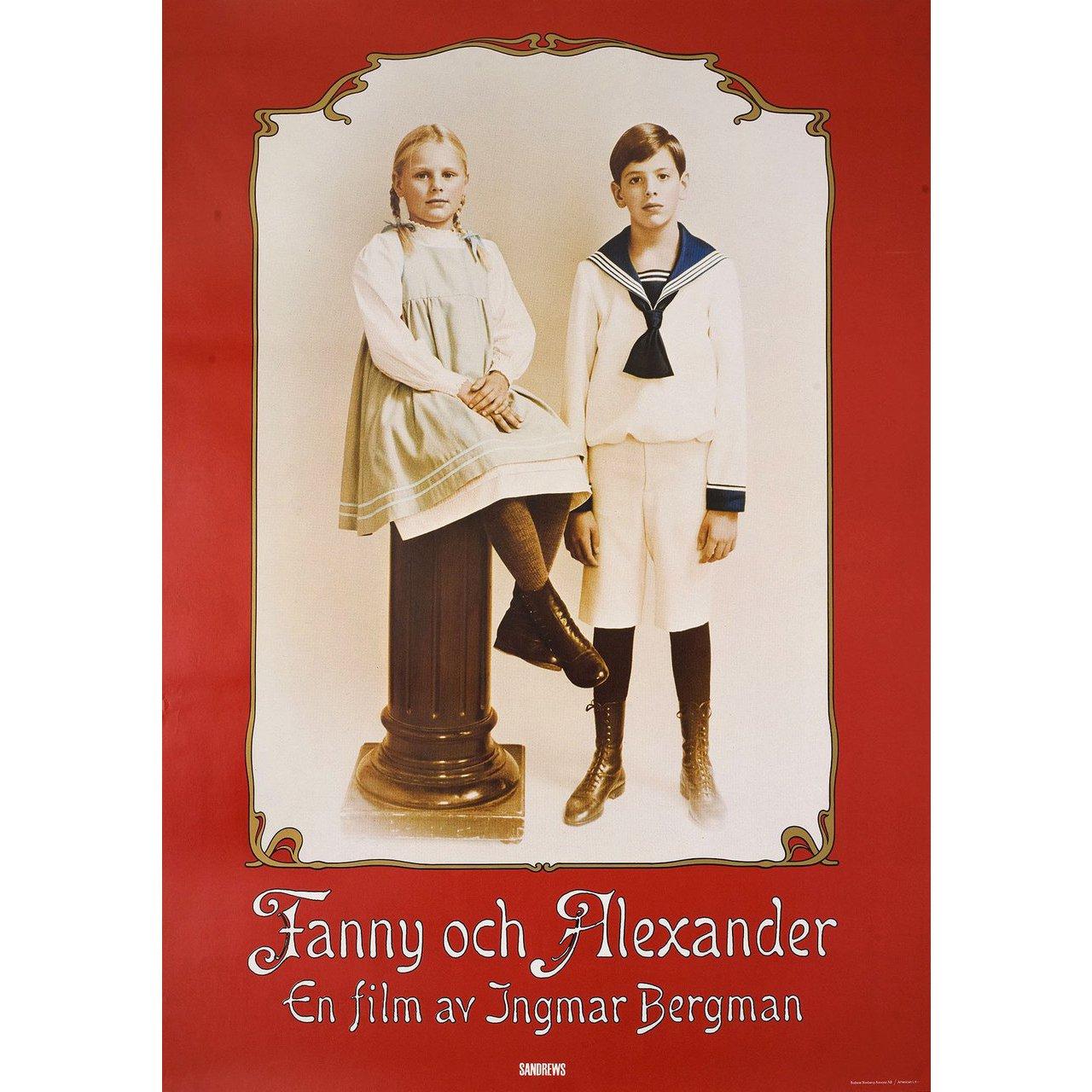 Original 1982 Swedish B1 poster for the film ‘Fanny and Alexander’ (Fanny och Alexander) directed by Ingmar Bergman with Kristina Adolphson / Borje Ahlstedt / Pernilla Allwin / Kristian Almgren. Fine condition, rolled. Please note: the size is