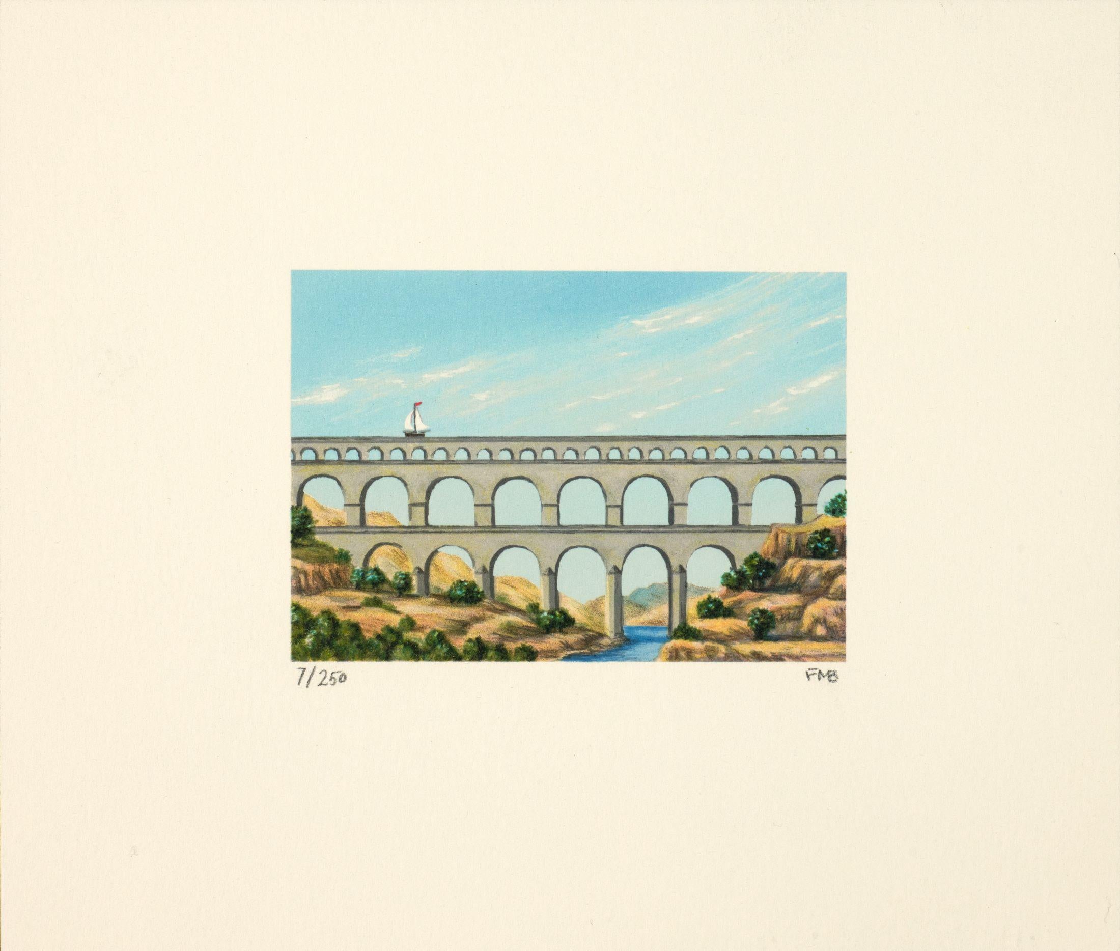 Fanny Brennan Landscape Print - Aqueduct