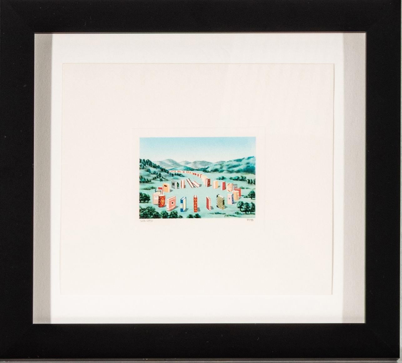 Book Circle - Print by Fanny Brennan