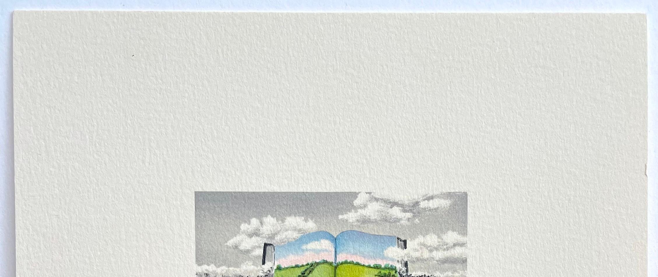 CHATEAU è una litografia in edizione limitata disegnata a mano dall'artista surrealista americana Fanny Brennan, realizzata con tecniche tradizionali di litografia a mano e stampata su carta d'archivio Artistics, 100% priva di acidi. CHATEAU è un