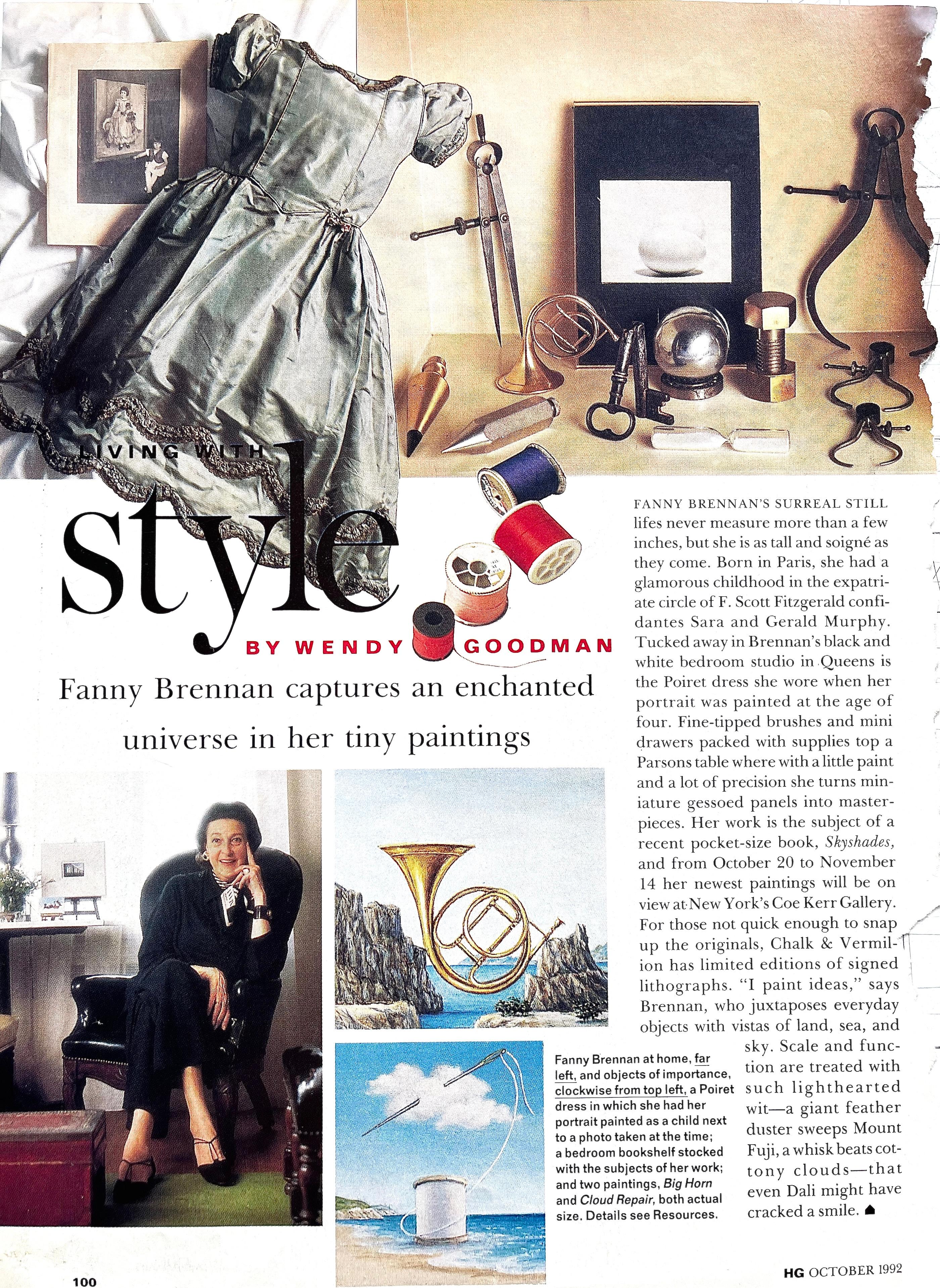 FUJI UNDER SIEGE Signed Lithograph, Mini Landscape, Snow Capped Mountain, Duster For Sale 3