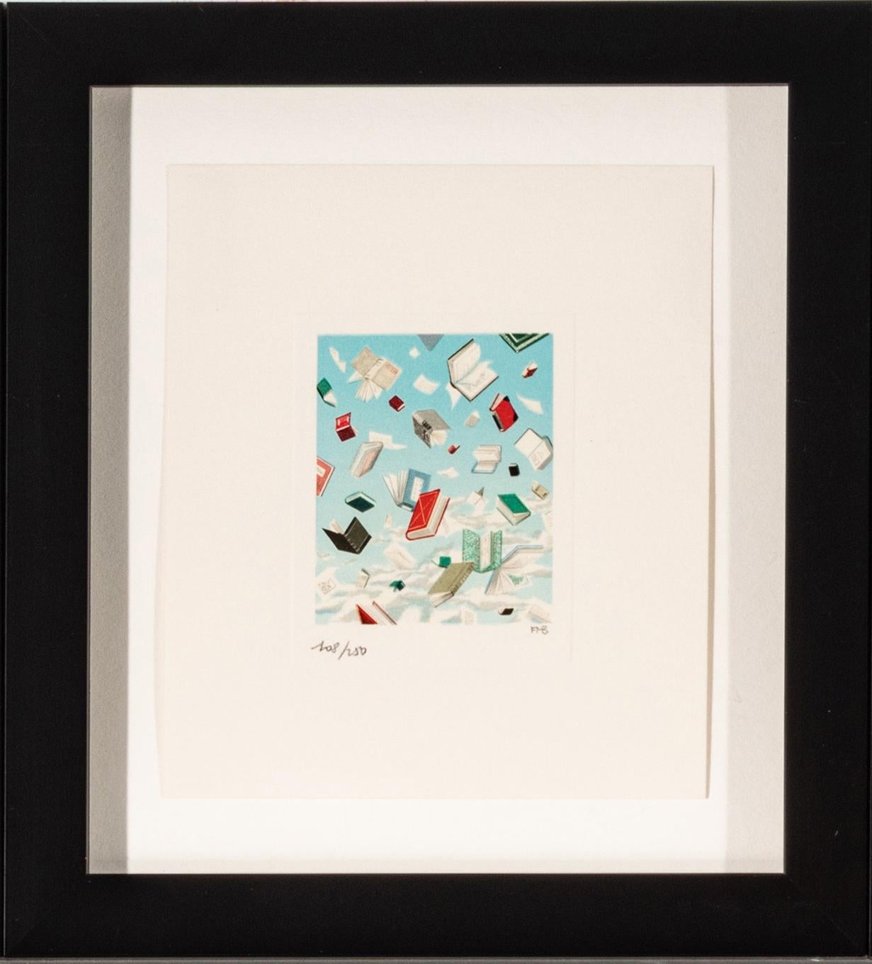 Mess of Books - Print by Fanny Brennan