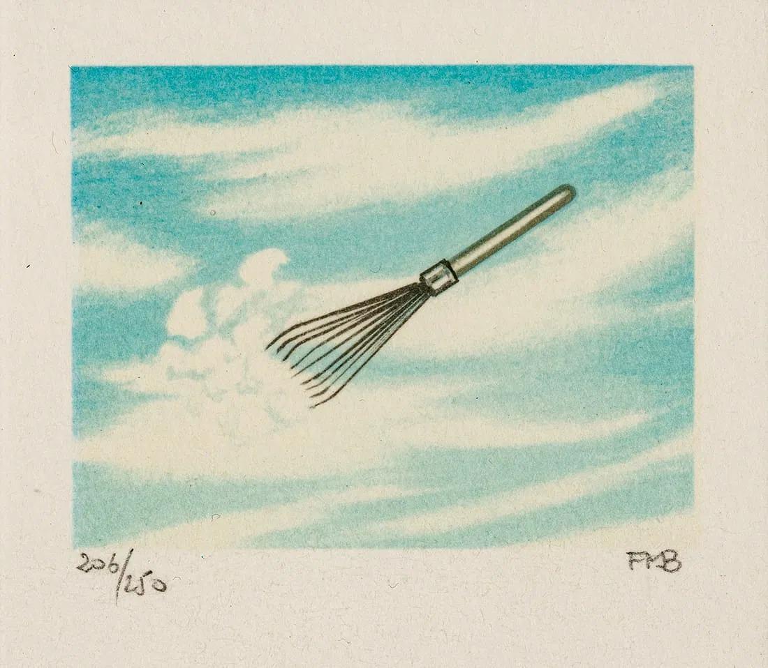 Fanny Brennan Figurative Print - Nuage a La Neige