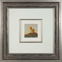 Orangefarbene Muschel