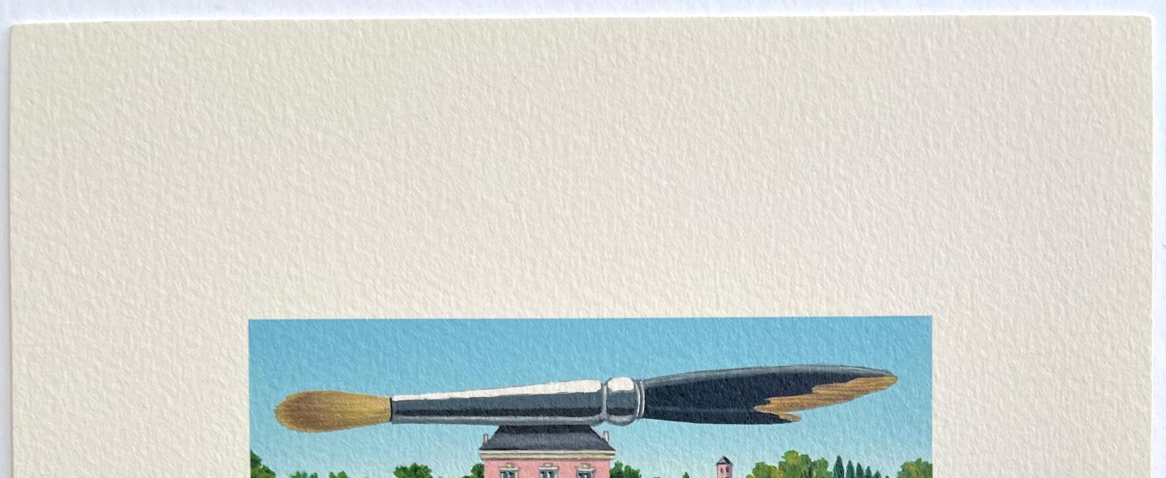 PINK HOUSE è una litografia in edizione limitata disegnata a mano dall'artista surrealista americana Fanny Brennan, realizzata con tecniche tradizionali di litografia a mano e stampata su carta d'archivio Artistics, 100% priva di acidi. PINK HOUSE