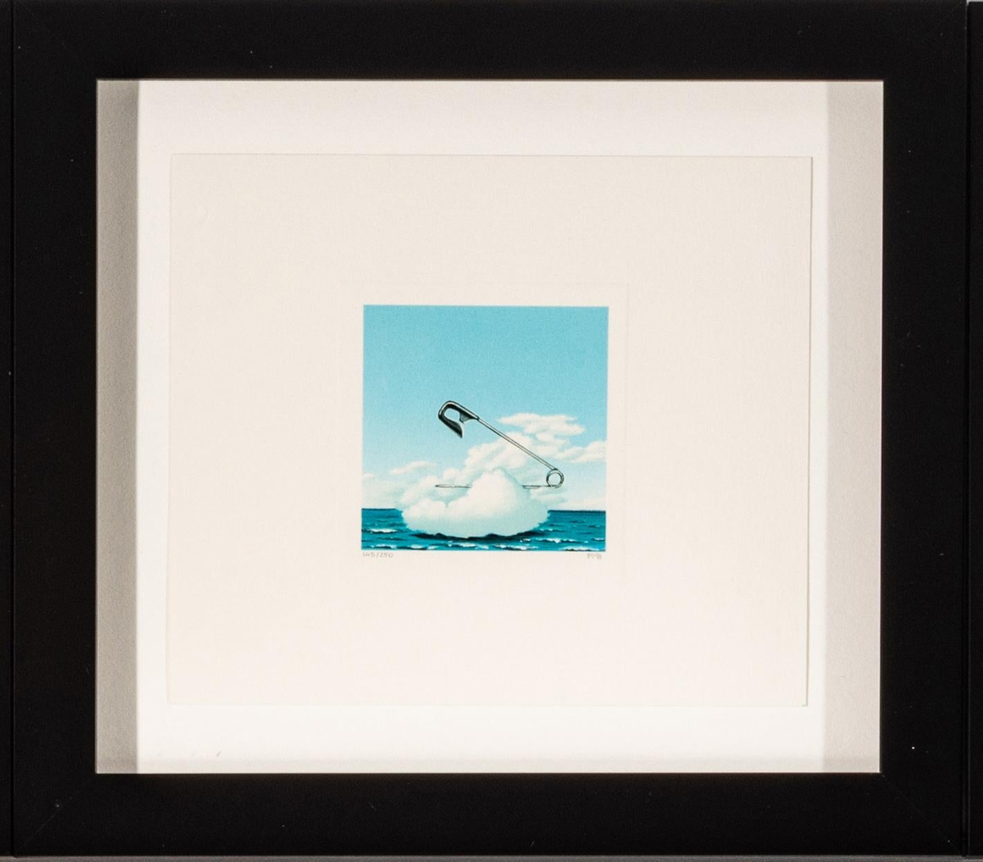 Safety Pin Clouds - Print by Fanny Brennan