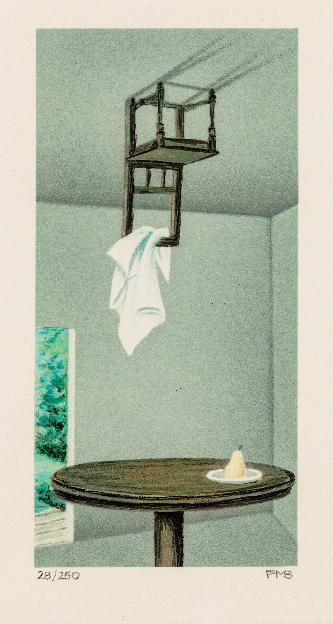 Fanny Brennan Still-Life Print - Still Life with Pear