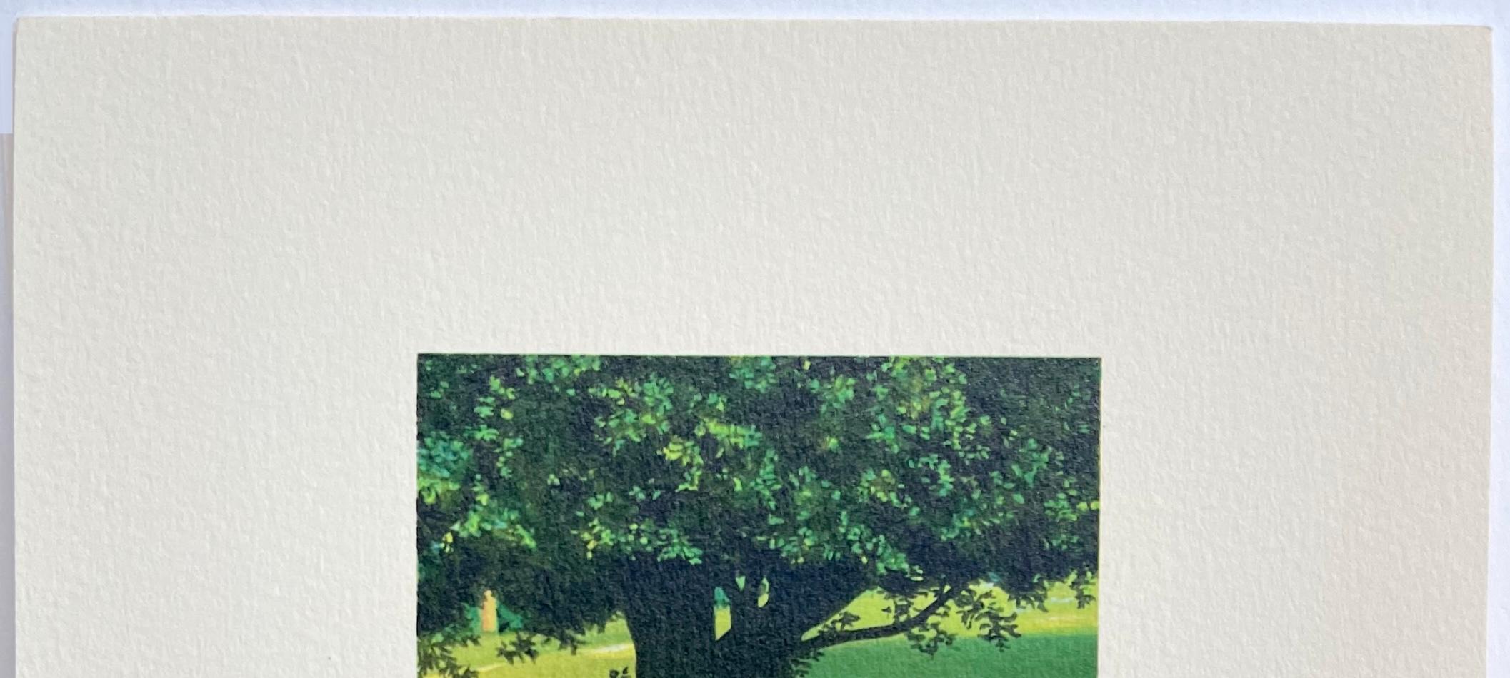 TAGGED TREE è una litografia in edizione limitata disegnata a mano dall'artista surrealista americana Fanny Brennan, creata con tecniche tradizionali di litografia a mano e stampata su carta d'archivio Artistics, 100% priva di acidi. TAGGED TREE è
