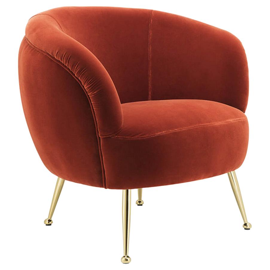 Fanny Coral Armchair For Sale