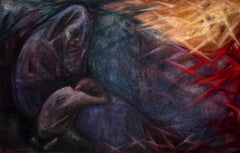 Fanny Rabel Figurative Oil Painting Soulful, Prayerful