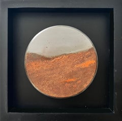 Atacama Abstract Landscape Sculpture in Steel and Wood