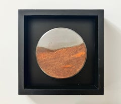 Atacama Abstract Landscape Sculpture in Steel and Wood