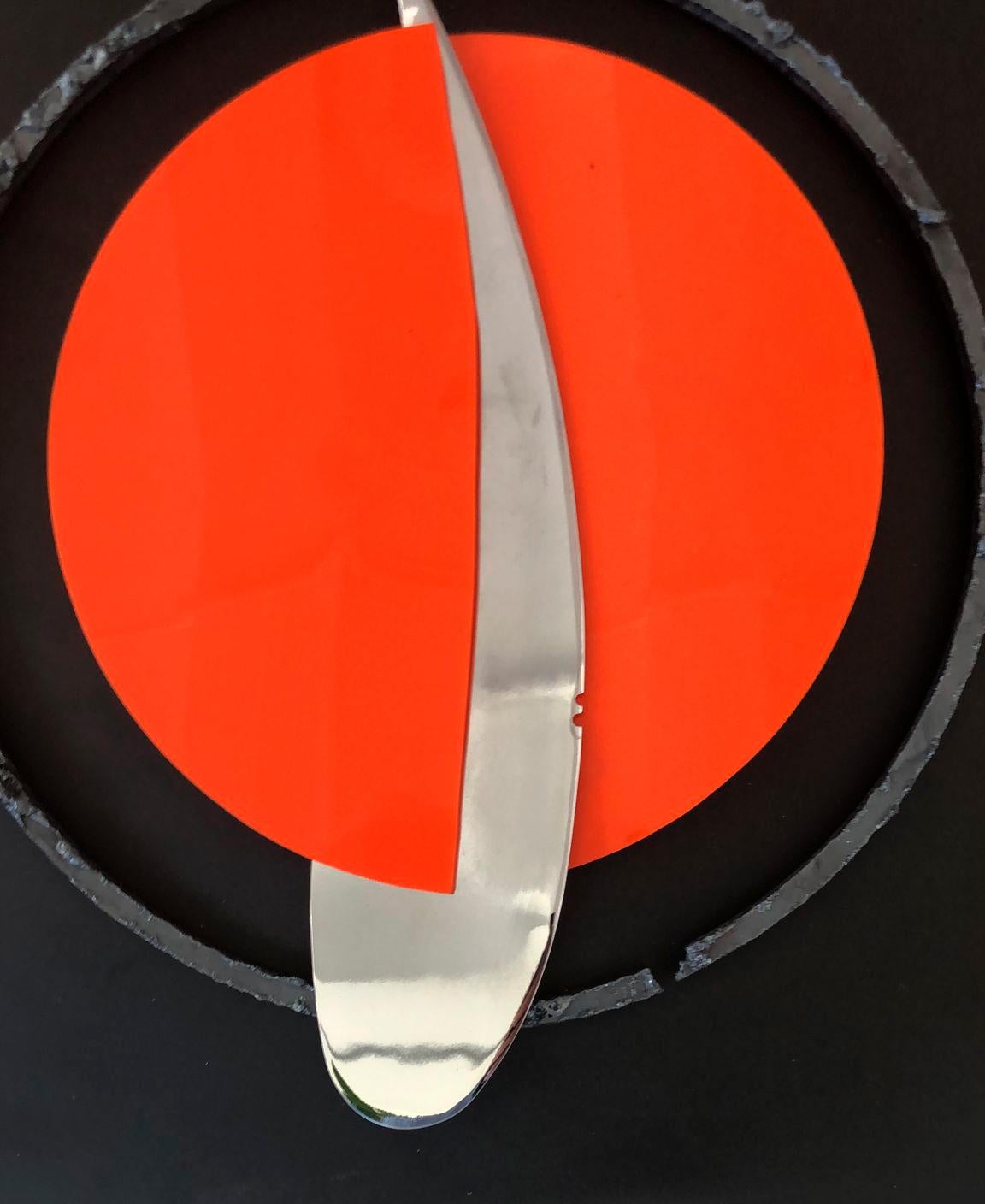 La Gota Fría. Scultura da parete astratta a tecnica mista - Sculpture Minimalismo di Fanny Finkelman