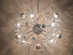 Fantabulous Multi Arm Vintage Sputnik Chrome Chandelier