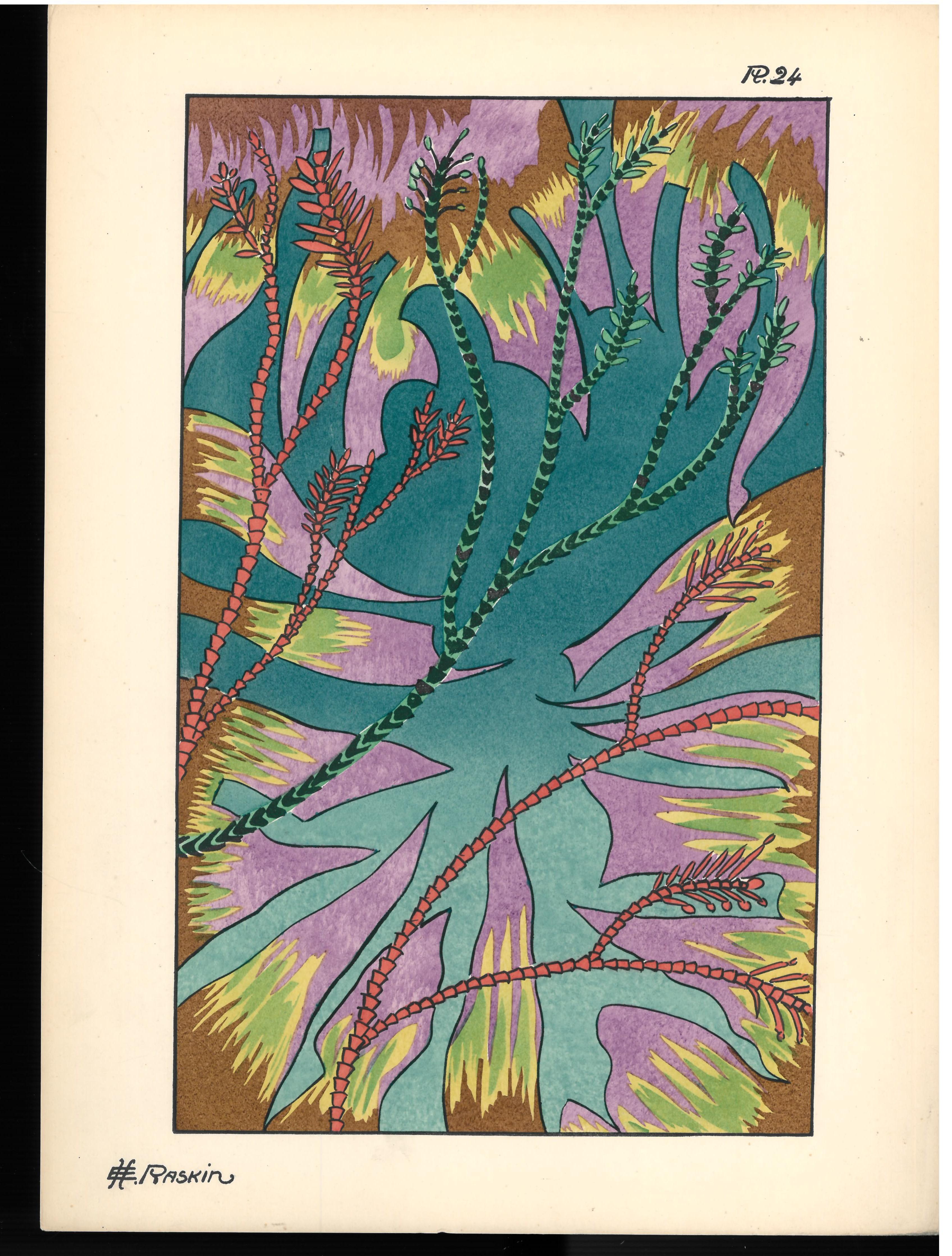 Fantaisies Oceanographiques - Collection of Art Deco Ocean Fantasies Designs 5