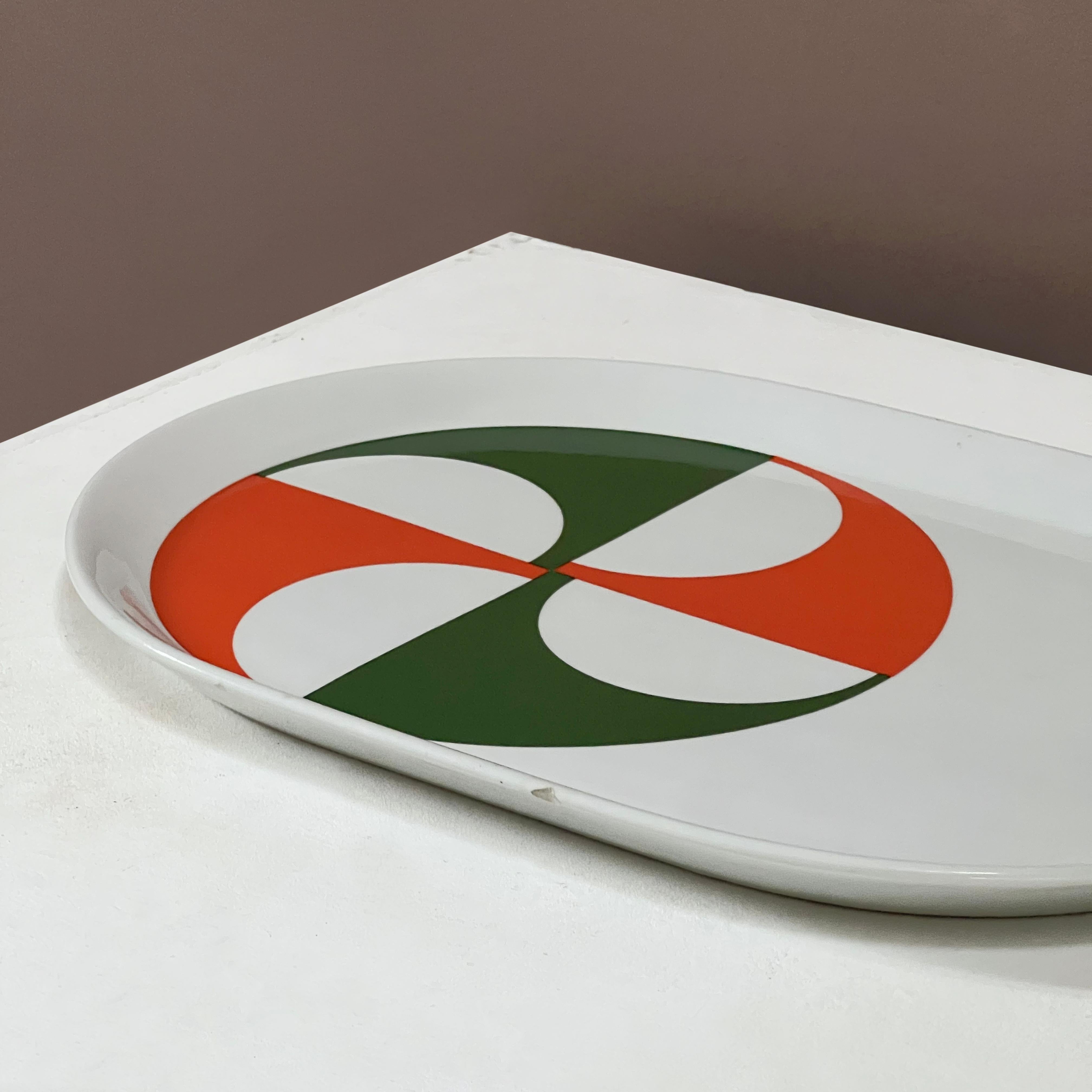 Servierteller „Fantasia Italiana“ von Gio Ponti für Ceramiche Franco Pozzi, 1960er Jahre im Angebot 4