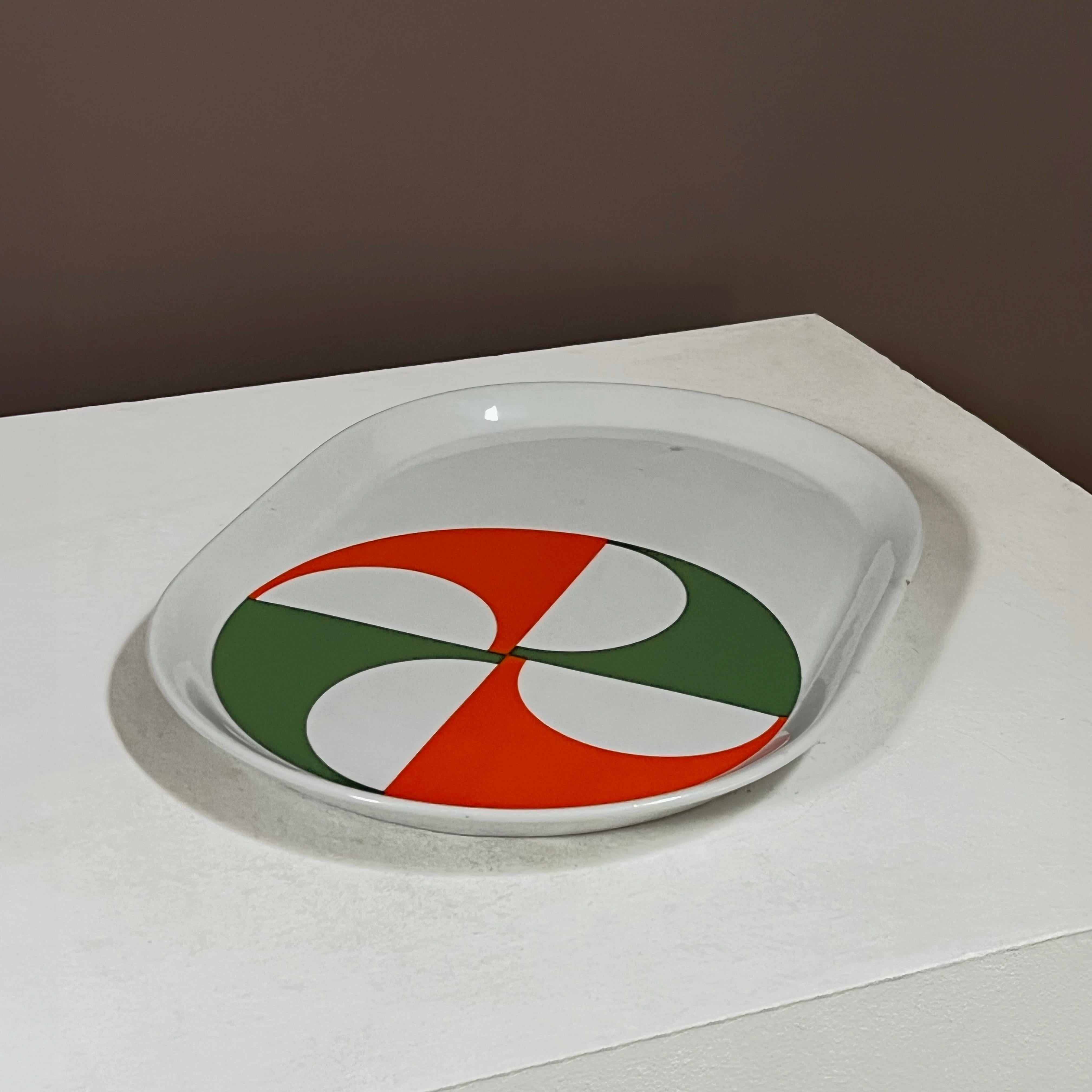 Servierteller „Fantasia Italiana“ von Gio Ponti für Ceramiche Franco Pozzi, 1960er Jahre im Angebot 5