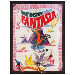 "Fantasia" R1970s French Grande Film Poster