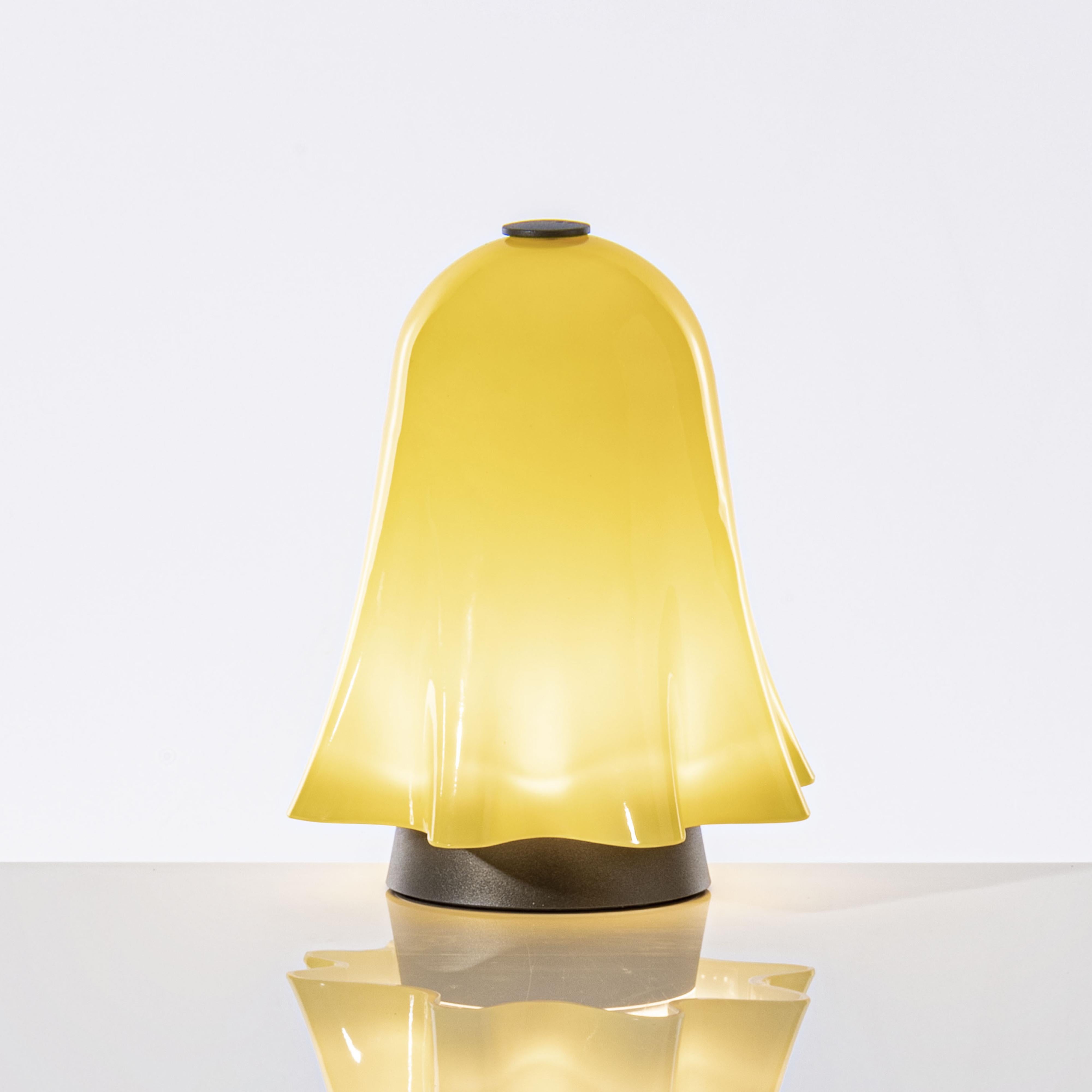 Murano Glass Fantasmino Table Lamp by Venini For Sale