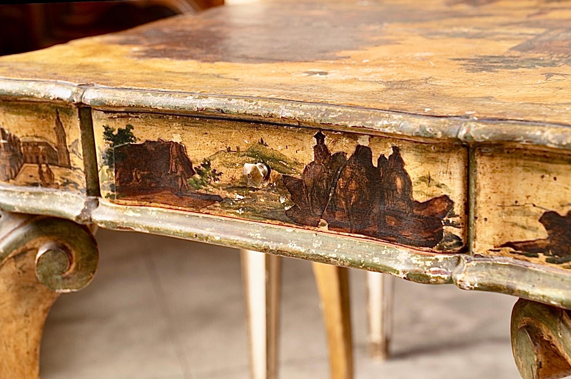 Truly one of a kind, in original condition, Arte Povera game table.