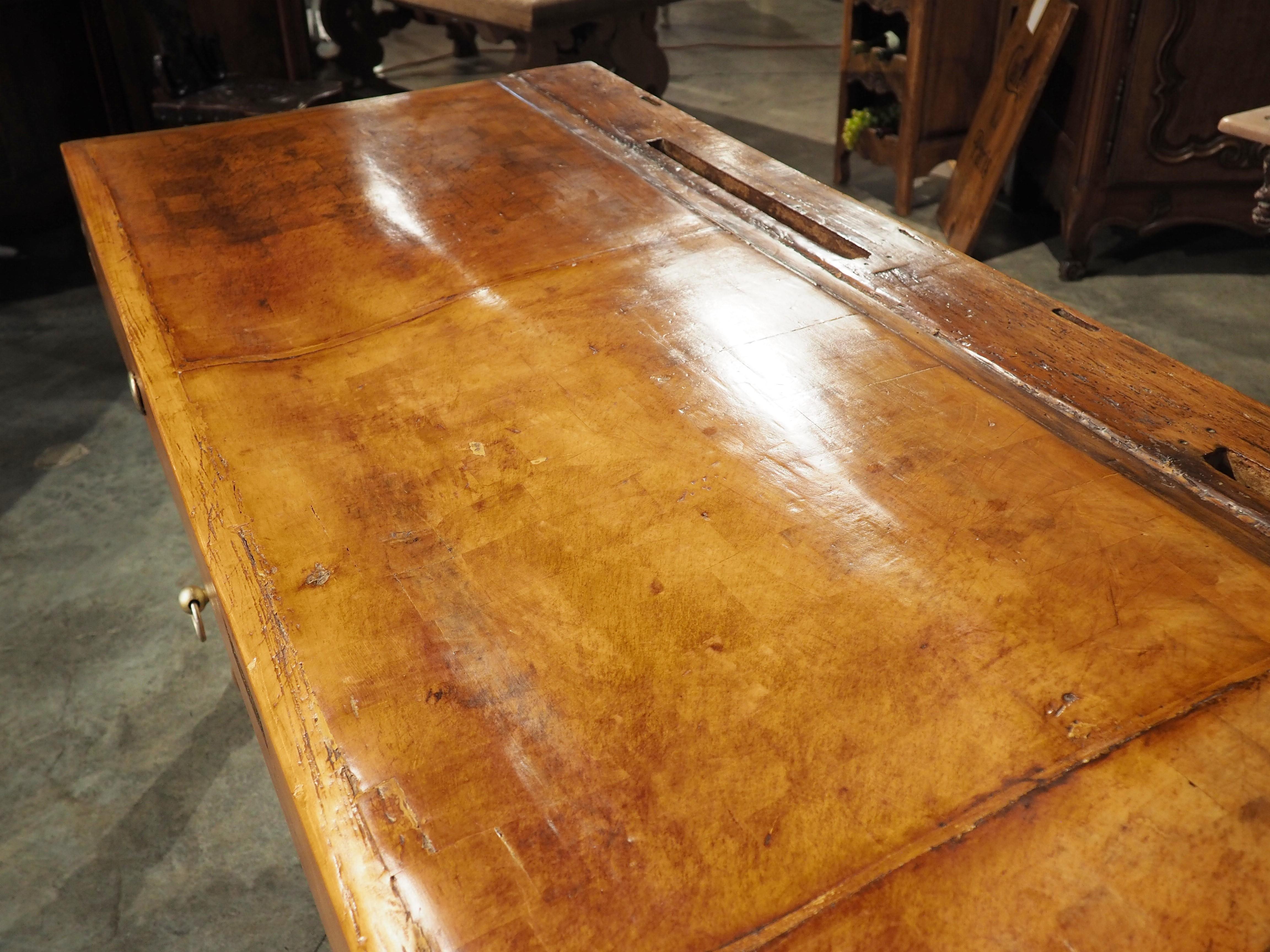 Fantastic 19th Century Double Butcher Block Kitchen Island from Dijon, France In Good Condition In Dallas, TX