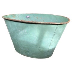 Used Fantastic 19th Century Oversized Painted French Tub, Probably for Grapes