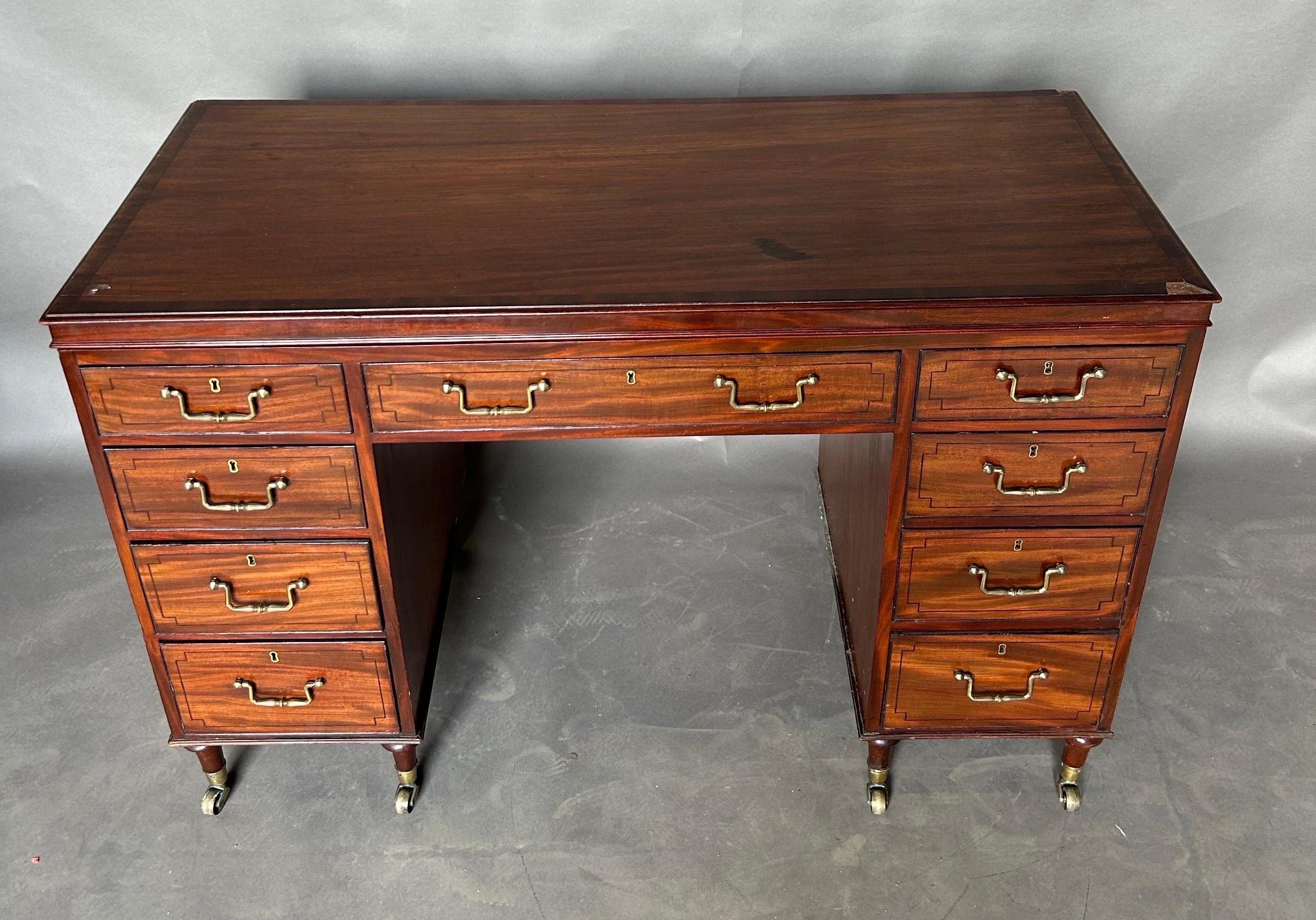 19th Century Fantastic 19th century Regency period mahogany metamorphic dressing desk For Sale