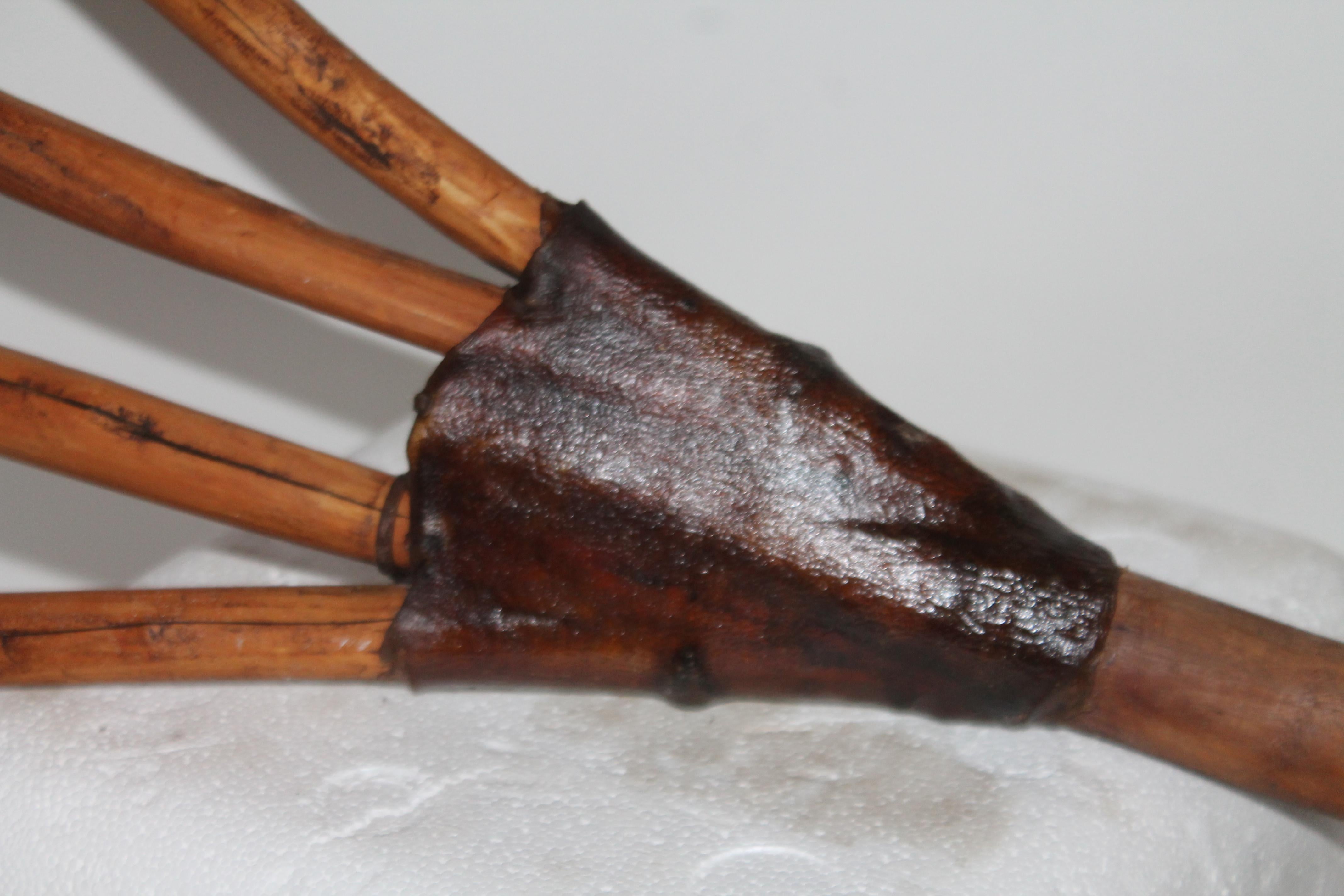 Hand-Crafted Fantastic 19th Century Handmade Hay Fork from Pennsylvania