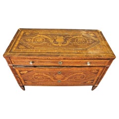 Fantastic 250 Year Old Italian Inlaid Provincial Commode Dresser 