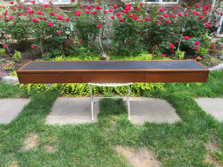 Fantastic 3 Drawer Hanging Teak Wall Shelf Drawers MidCentury Modern