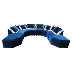 Fantastic 6 Piece Milo Baughman Style Sectional Sofa Carson's Mid-Century Modern