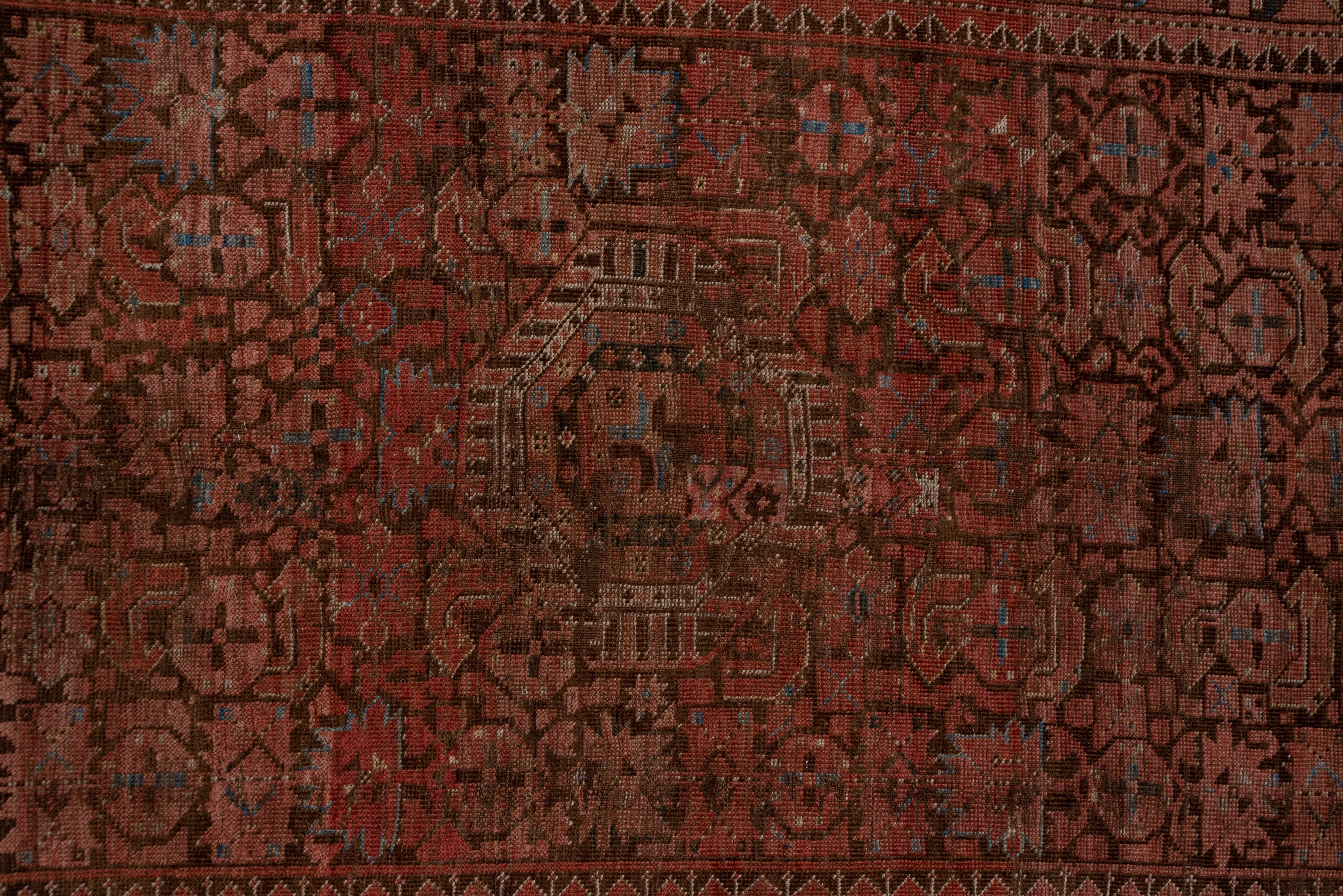 Turkmen Fantastic Antique Beshir Gallery Carpet For Sale