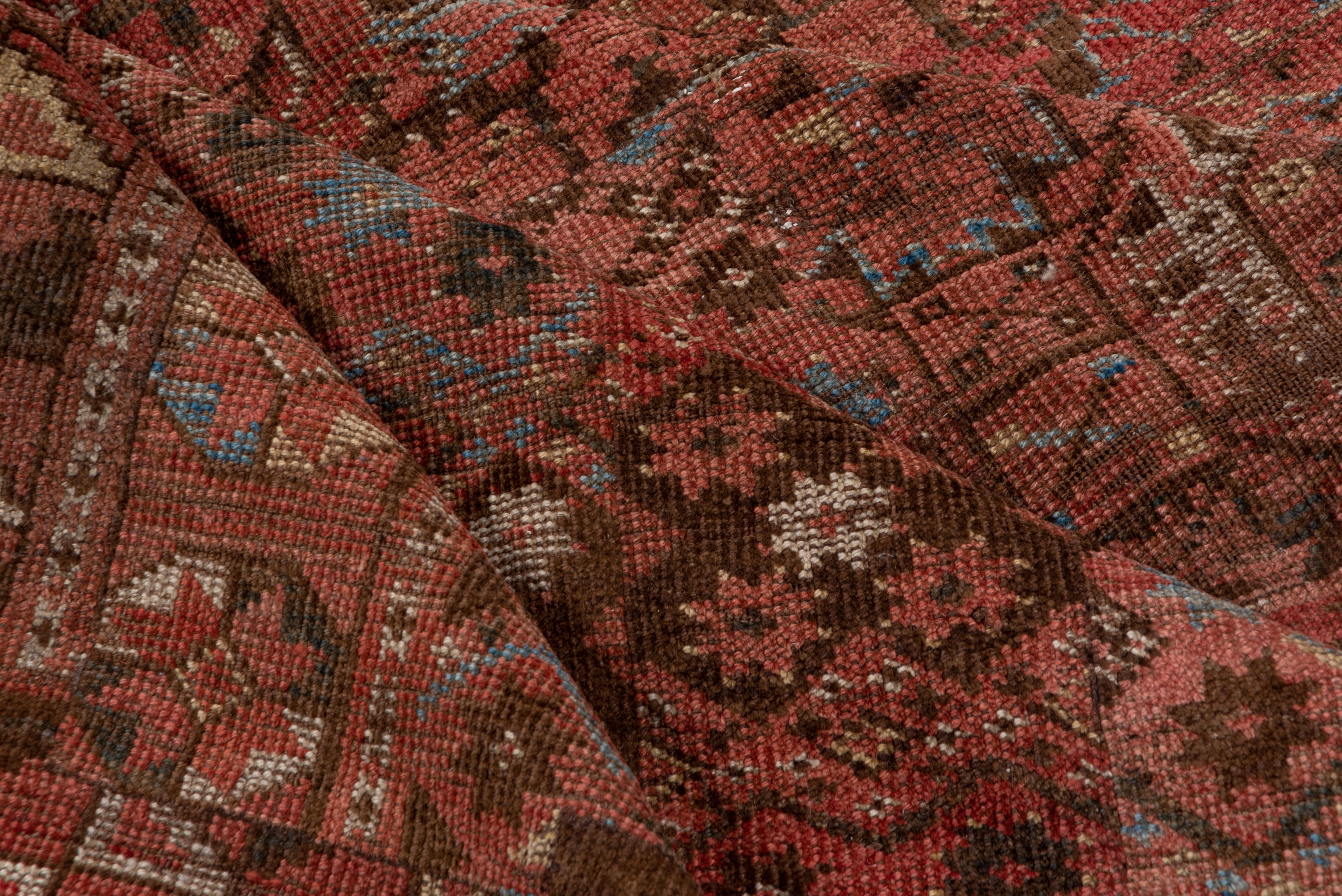Early 20th Century Fantastic Antique Beshir Gallery Carpet For Sale