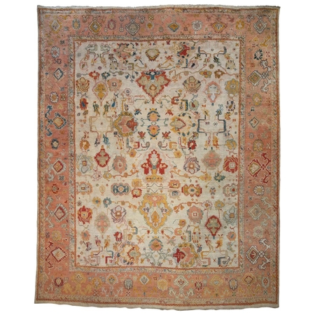 Fantastic Antique Oushak Carpet