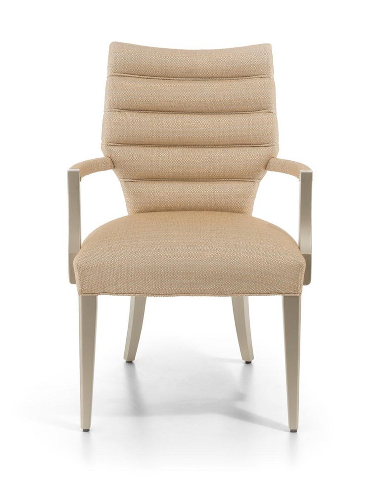 Other Fantastic Armchair Made of Solid Timber Padded Arms Lacquered Arms and Feet For Sale