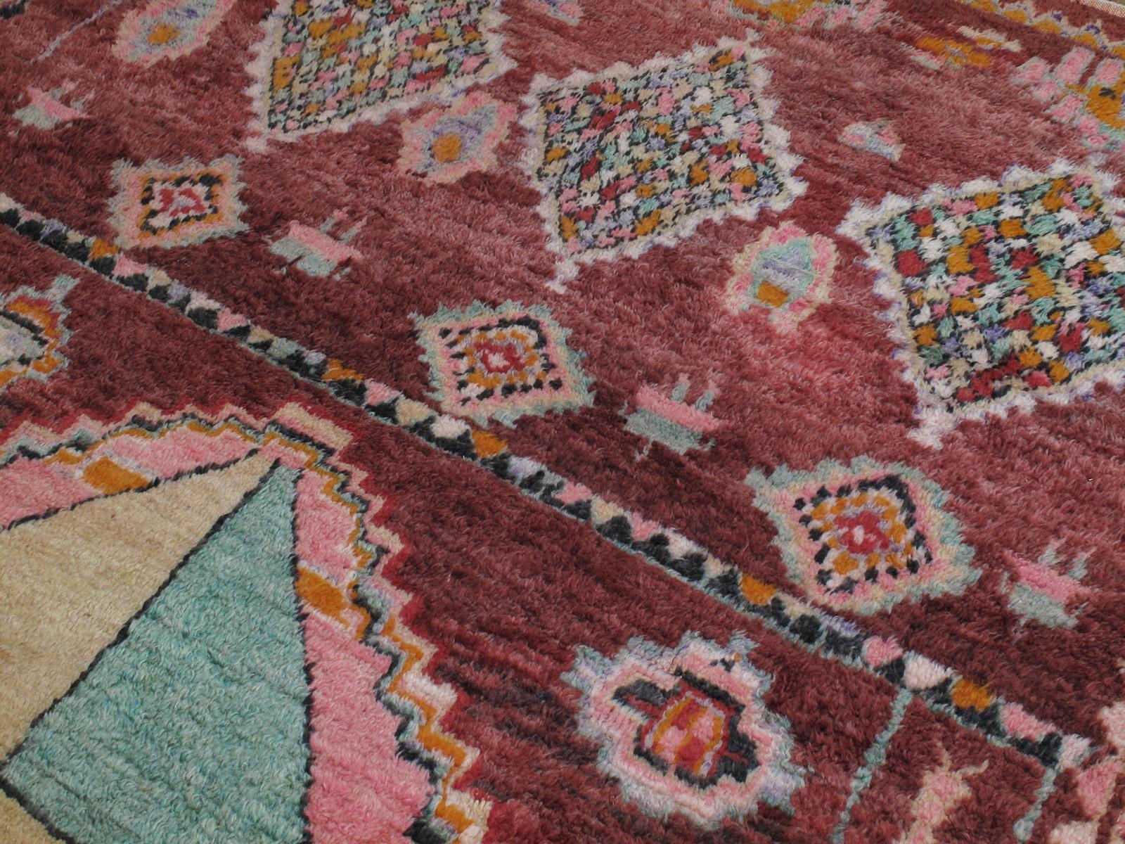 Fantastic Boujad Rug 'DK-113-47' In Good Condition In New York, NY