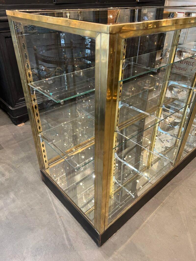 Fantastic Brass Counter Display Unit-1930s France For Sale 7