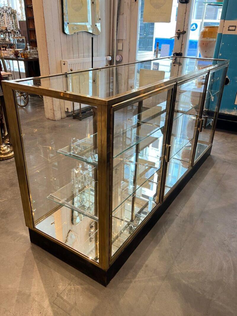 Fantastic Brass Counter Display Unit-1930s France For Sale 1